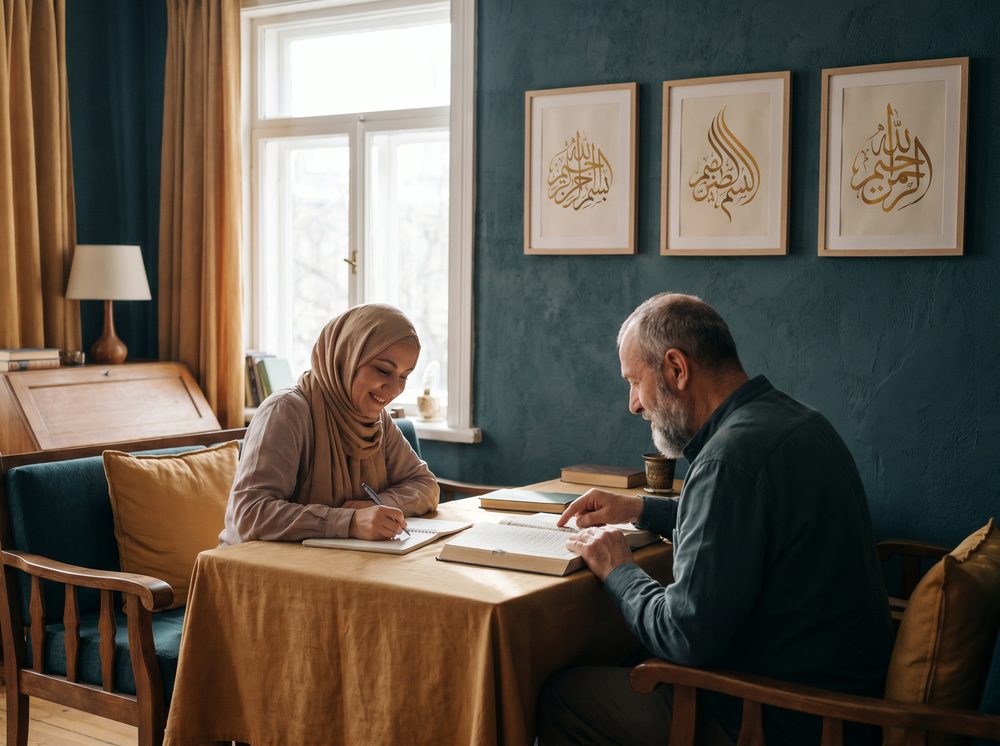 Arabic script and language learning materials in a DFW classroom